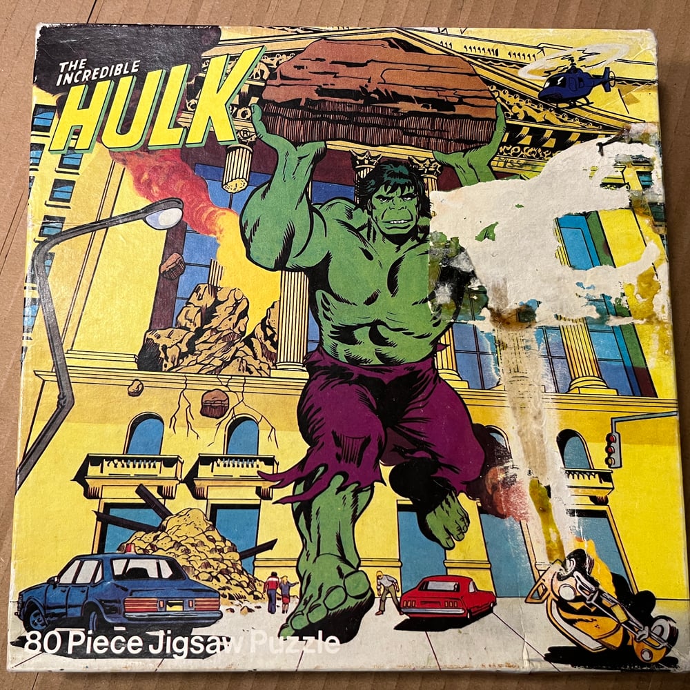 The Incredible Hulk, 80-piece Jigsaw by Hestair, 1981. 