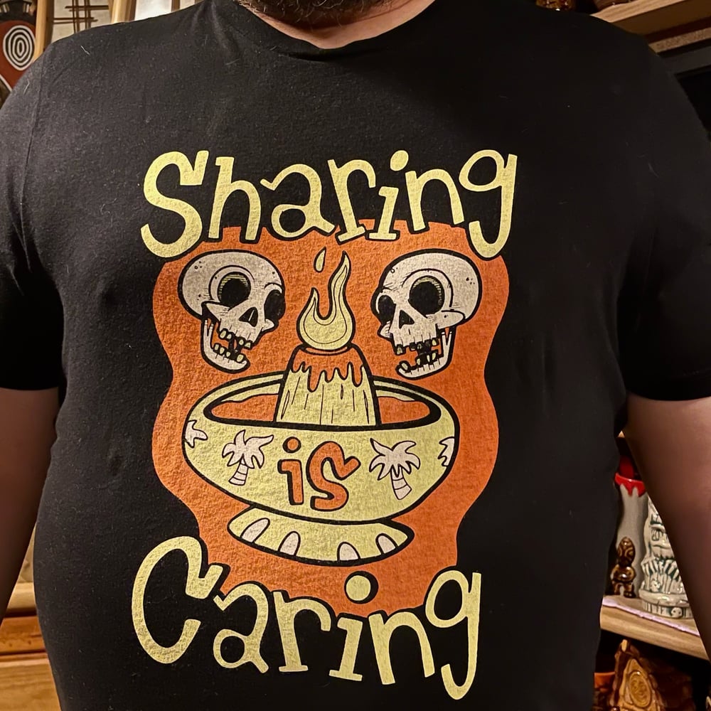 SHARING IS CARING Unisex Men's Full-Color T-Shirt