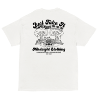Image 2 of Day By Day Black Print Tee 