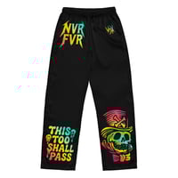 Image 1 of hyper color gumbo skull Women’s pajama pants