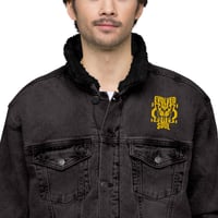 Image 1 of Unisex EVOLVED SOUL denim sherpa jacket