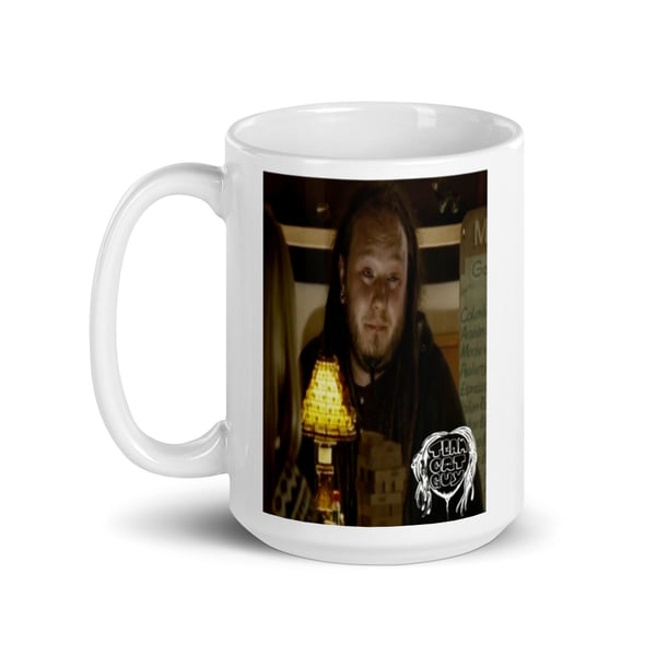 Image of  cat guy pic White glossy mug