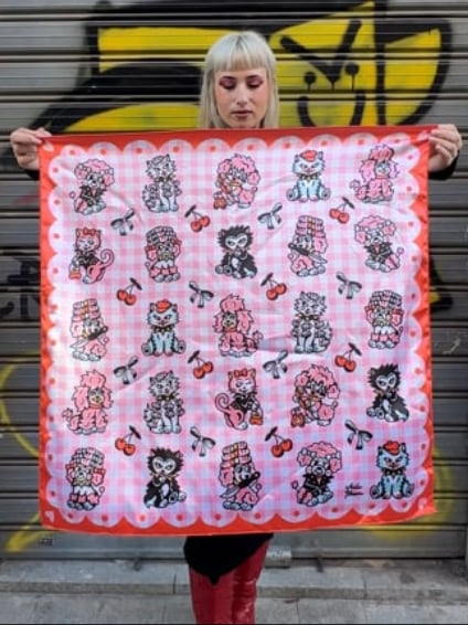 Image of Charmeuse handkerchief