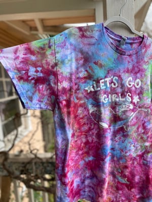 Image of XL Let's Go Girls Tie Dye Shirt 8