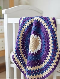 Image 1 of Crocheted blanket 