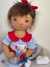 Image 1 of Liberty. 27” USA 250th Girl