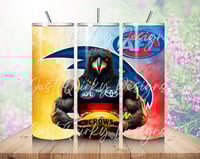 crows afl 20oz tumbler