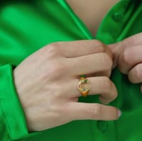 Image 1 of Junk Jewels Lucky Charm Signet Ring