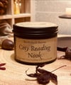 Cosy Reading Nook - Roasted Chestnut & Caramel Scented Soy Candle 