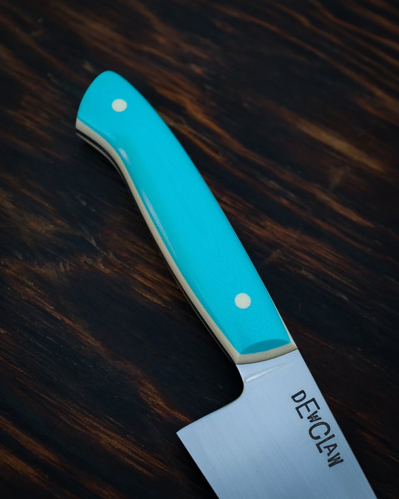 Image of 6” Petty Chef - TURQUOISE/IVORY