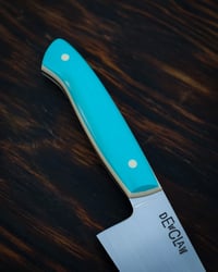 Image 2 of 6” Petty Chef - TURQUOISE/IVORY
