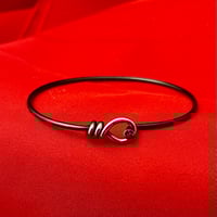Image 3 of Black Wrapped Loop Bracelet