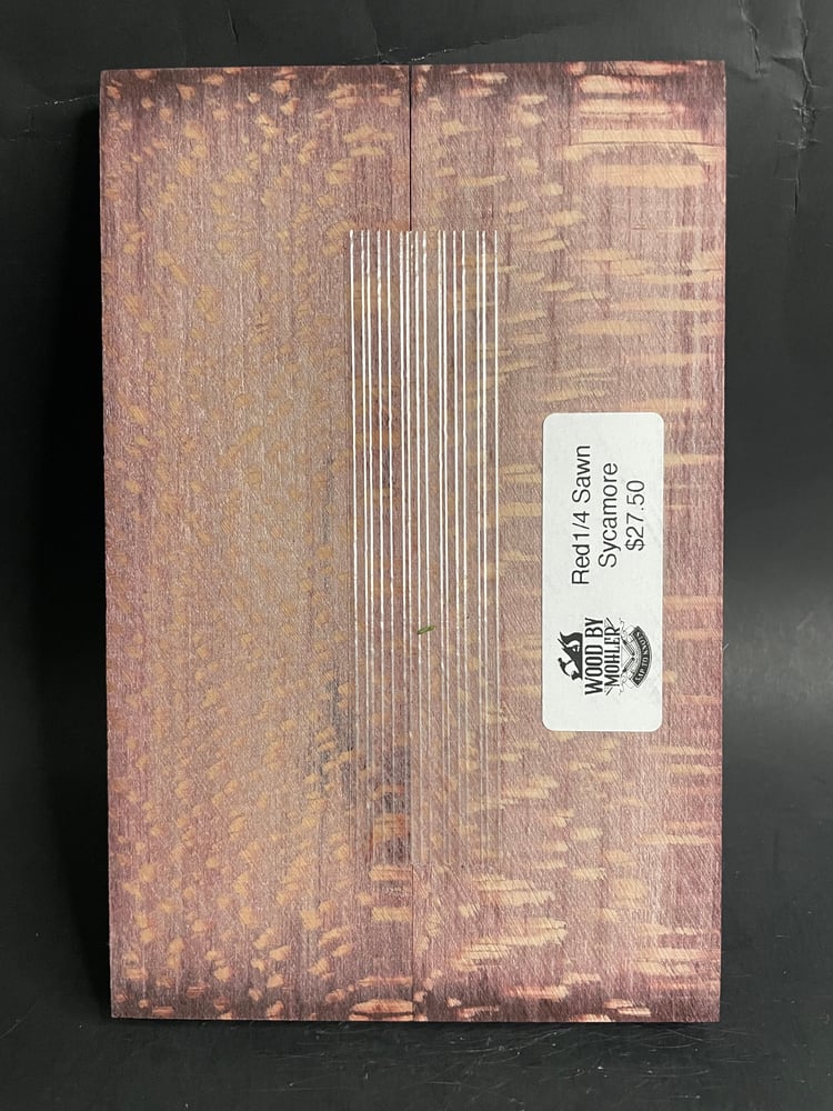 Image of 1/4 Sawn Sycamore Knife Scales QS-11