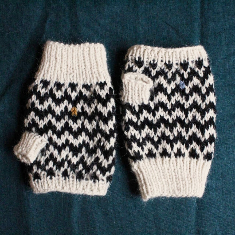 Image of maruja mallo wool mittens 