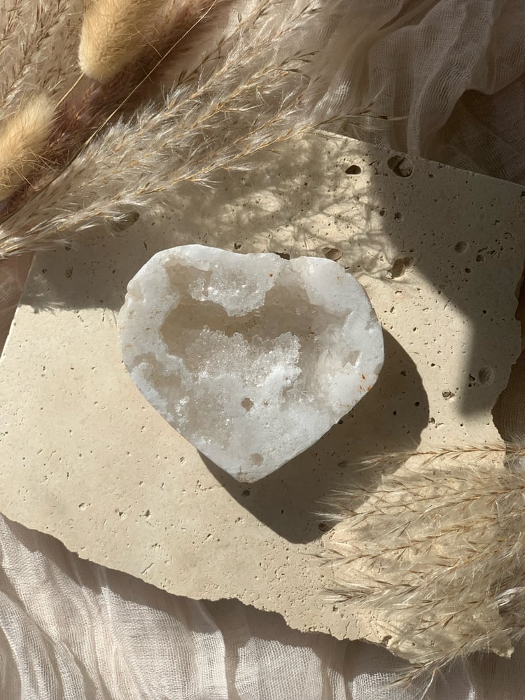 Image of Druzy Quartz Heart Clusters