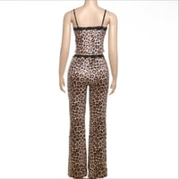Image 2 of  Leopard Cropped Set / PRE ORDER