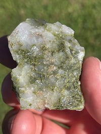 Image 8 of Epidote On Quartz Crystal Specimen #1953