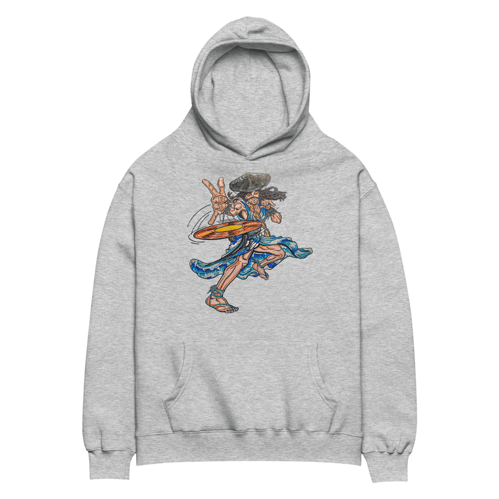 "R0N1N" SLO Oversized Hoodie [ART ILLUSTRATED BY GREGORY HAWKINS]