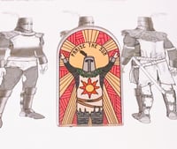 Image of Solaire Praise the Sun Pin