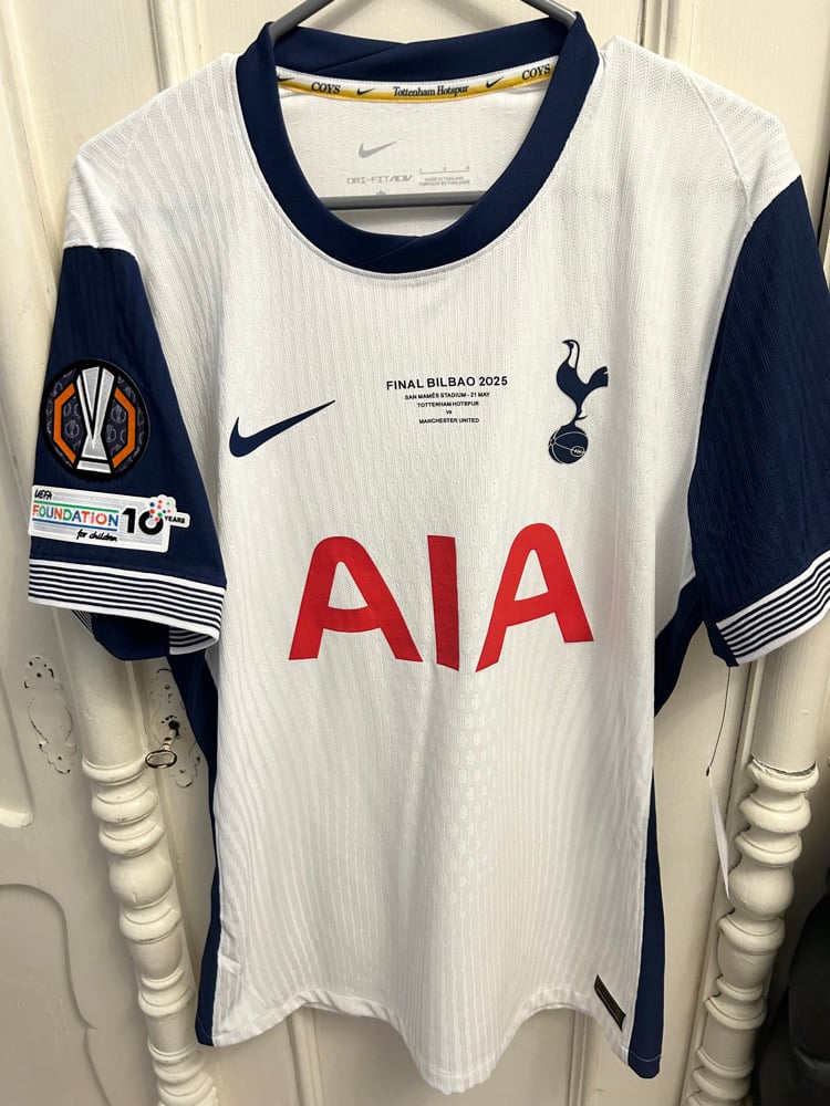 Image of Tottenham Hotspur “SON 7” Vaporknit 2024/25 Home Europa Final Shirt  (L)