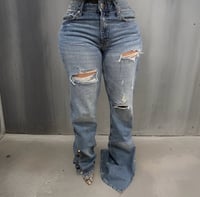 Image 5 of (EXTENDED LENGTH)  DISTRESSED ORIGINAL DENIM 