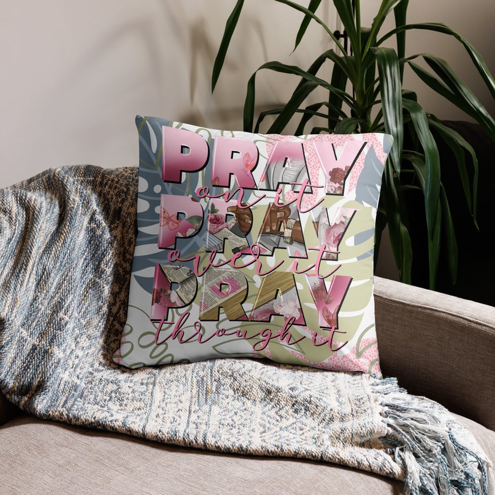 Image of Pray Over It Basic Pillow