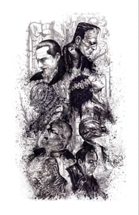 Universal Monsters 11x17 Art Print