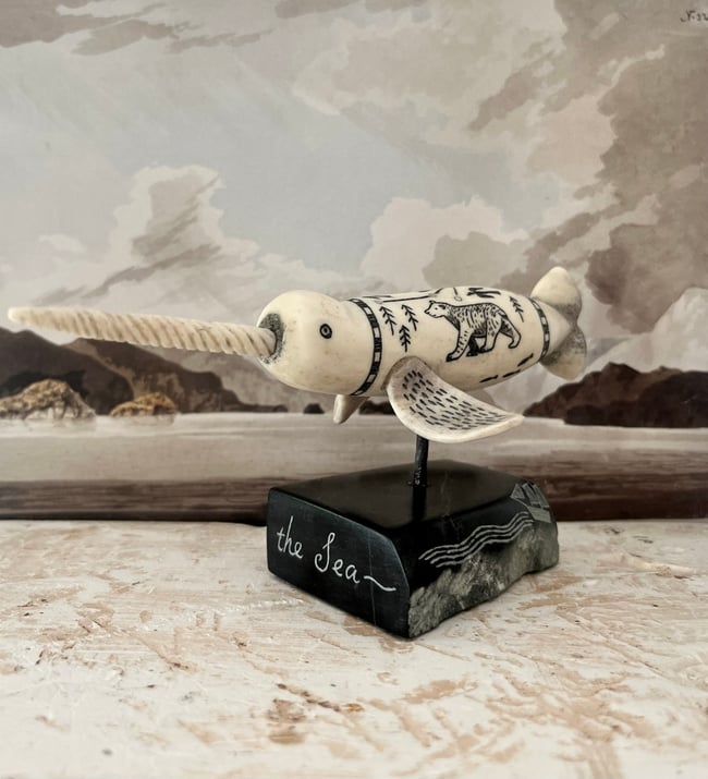 UNICORN OF THE SEA SCULPTURE