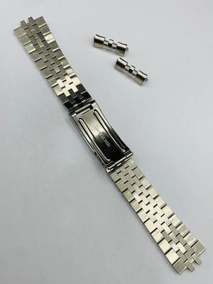 Image of 20mm Seiko curved lugs stainless steel gents watch strap,New.(MU-15)
