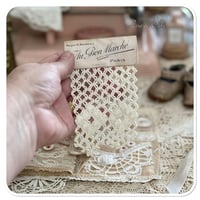 Image 11 of Vintage french lace Fabric sample's book