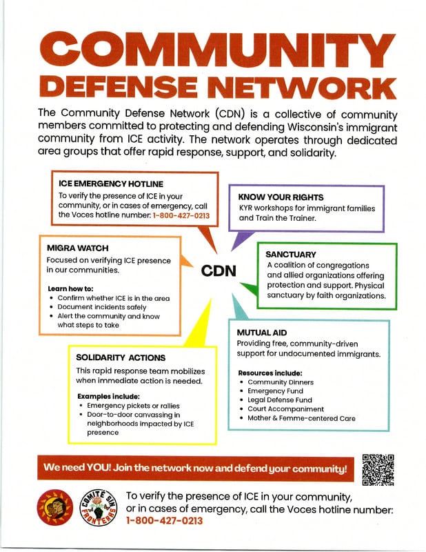 Image of Abolish Ice / we stand with our immigrant neighbors yard sign (100% sales donated after $4)