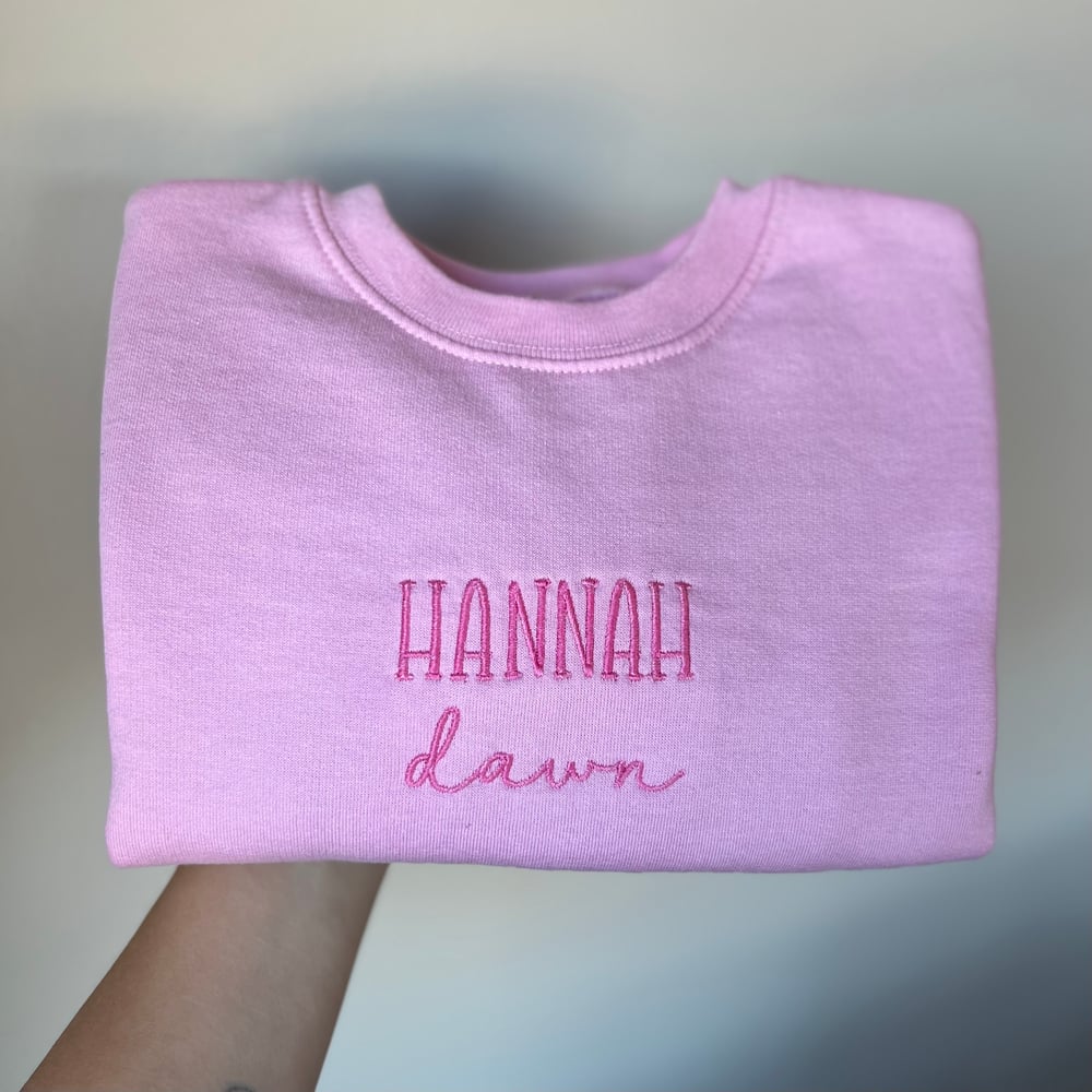 Image of Toddler name crewneck 