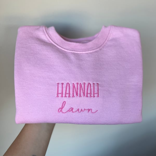 Image of Toddler name crewneck 
