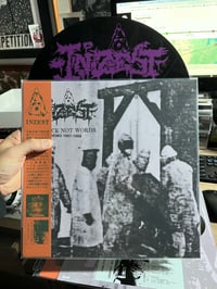 Image 2 of Inzest - "Violence Not Words" 12" (Italian Import)