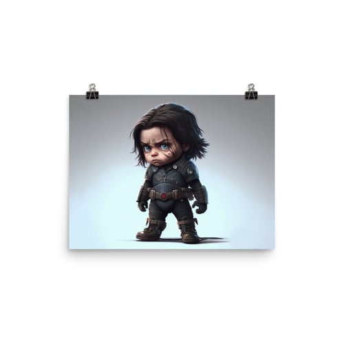 Image of Marvel Babies - The Winter Soldier | Photo paper poster