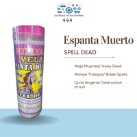 Image 1 of Espanta muertos candle (SHIPPING ONLY)