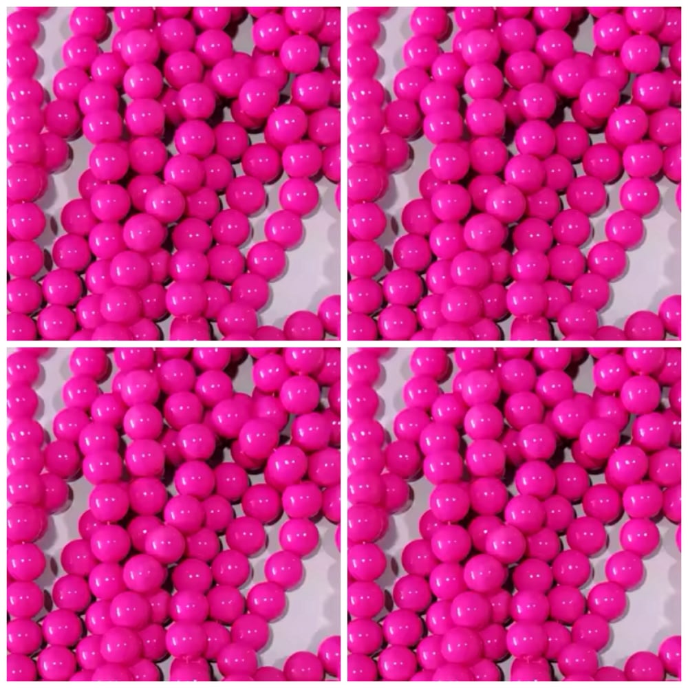 Image of Barbie Pink Bead #40