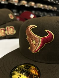 Image 1 of New Era 59Fifty Walnut Brick Texans H.O.