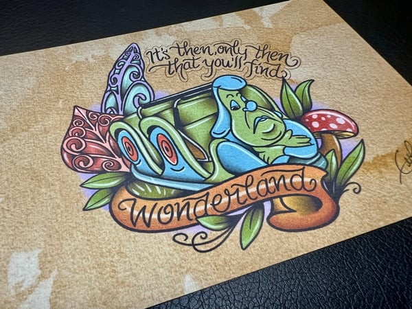 Image of 5x7"  "Wonderland" Ride Attraction Print