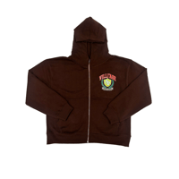 Image 3 of Villi'age Collegiate Crop Zip Hoodie 