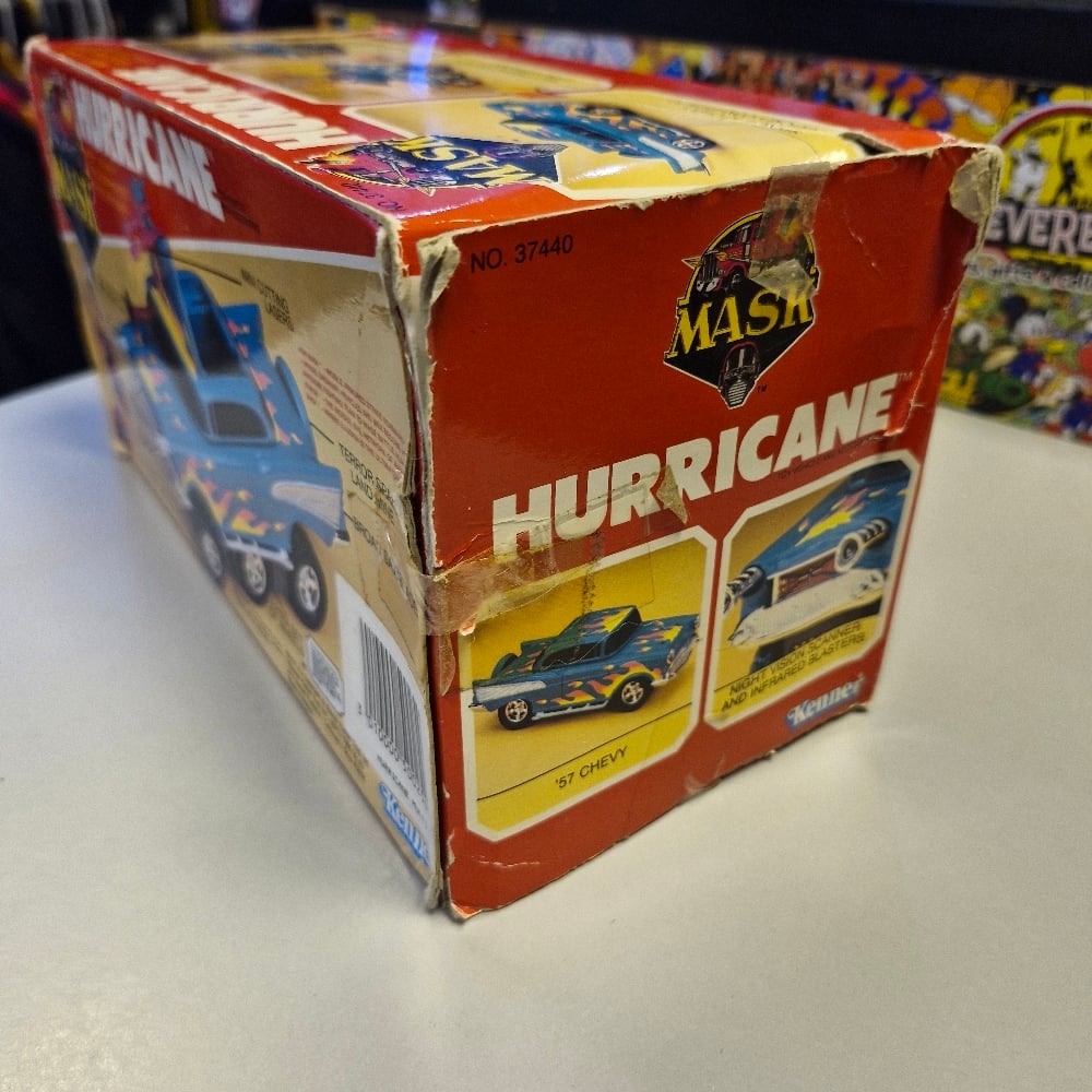 Vintage M.A.S.K. Hurricane Vehicle with Honda Maclean Figure
