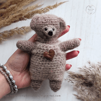 Image 3 of Knitted teddy bear 
