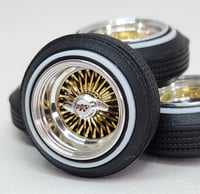 Image 4 of 1:25 13" straight lace gold/chrome