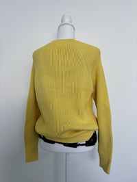 Image 2 of Oversized yellow sweater // L