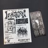 ABSU - Original Gothic Records Barathrum VITRIOL flyer 1993. + show flyer Dallas Texas 1992