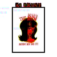Image 1 of The Devil Made Me Do It Print