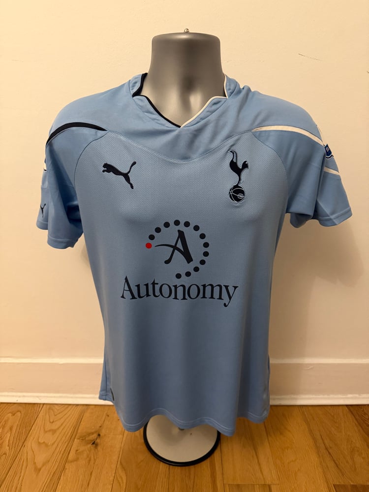 Image of Tottenham Hotspur “BALE 3” 2010/11 Away Shirt + PL patches  (S)