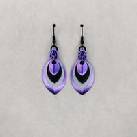 Image 2 of 4-Layer Scale Earrings