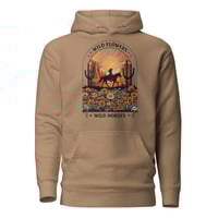 Image 5 of Unisex Hoodie, Wildflowers, Wild Horses Hoodie