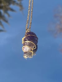 Amethyst Wire Necklace 